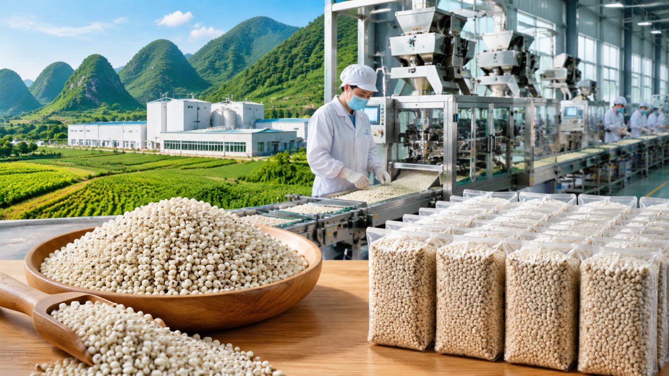 灯塔为薏仁米采购提供产地直供